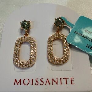 Gold Over Sterling Silver Earrings